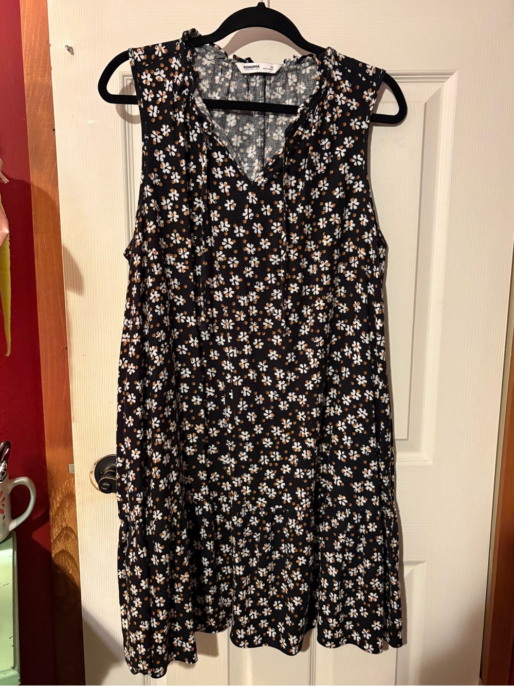 Floral Sleeveless Swing Dress